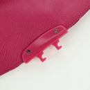PRADA Chain Shoulder Bag Nylon Pink Silver Auth 165354V-9