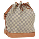 LOUIS VUITTON Damier Azur Noe Shoulder Bag N42222 LV Auth 165357V-1