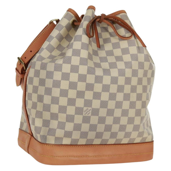LOUIS VUITTON Damier Azur Noe Shoulder Bag N42222 LV Auth 165357V
