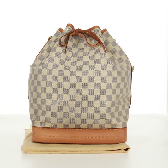 LOUIS VUITTON Damier Azur Noe Shoulder Bag N42222 LV Auth 165357V