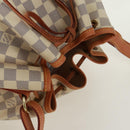 LOUIS VUITTON Damier Azur Noe Shoulder Bag N42222 LV Auth 165357V-6