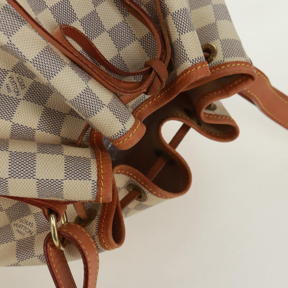 LOUIS VUITTON Damier Azur Noe Shoulder Bag N42222 LV Auth 165357V