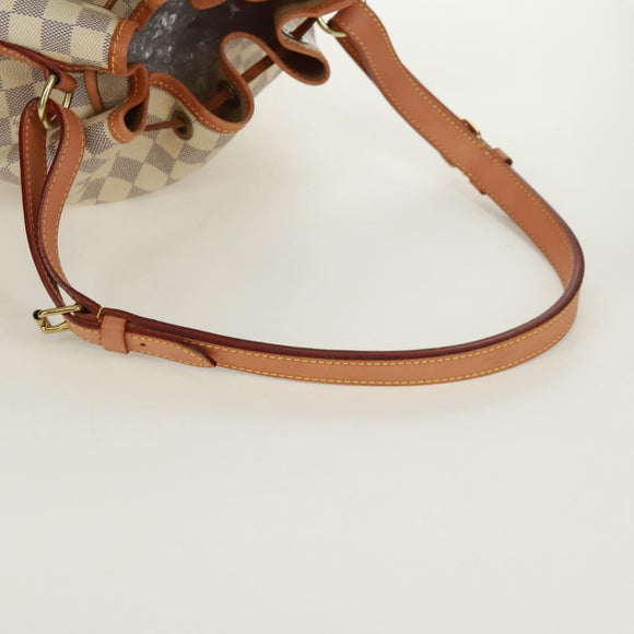 LOUIS VUITTON Damier Azur Noe Shoulder Bag N42222 LV Auth 165357V