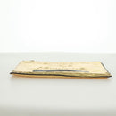 CHANEL Clutch Bag Leather Gold CC Auth 165360M-6
