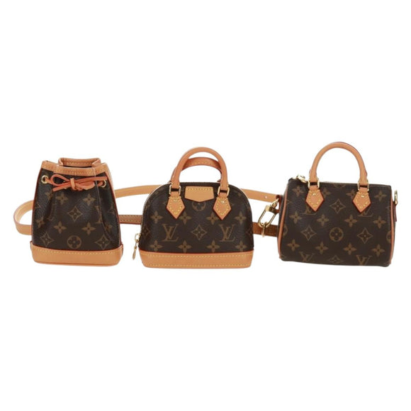 LOUIS VUITTON 2021-2025 Monogram Trio Mini Icon Bag M81081 LV Auth 165361SM