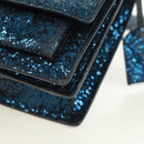 SAINT LAURENT Sunset Medium Cassandra Glitter Cassandra Bag Leather Auth 165369-16