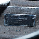 SAINT LAURENT Sunset Medium Cassandra Glitter Cassandra Bag Leather Auth 165369-20