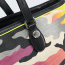 Christian Dior Anselmurail Tote Bag Canvas Multicolor Silver Auth 165371M-18