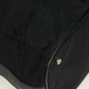 PRADA Shoulder Bag Nylon Black Gold Auth 165372V-16