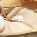 CHANEL Mini Matelasse 10 Chain Handle Pouch Lamb Skin Gold CC Auth 165375V-11