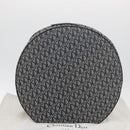 Christian Dior Trotter Canvas Hand Bag Navy Silver Auth 165376-25