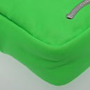 Chrome Hearts Takamini Shoulder Bag Leather Green Silver Auth 165377SM-17
