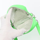Chrome Hearts Takamini Shoulder Bag Leather Green Silver Auth 165377SM-24