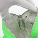 Chrome Hearts Takamini Shoulder Bag Leather Green Silver Auth 165377SM-26