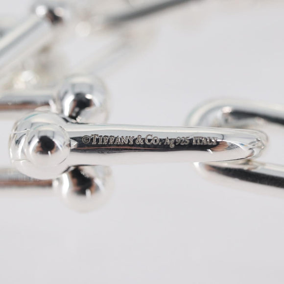 TIFFANY&Co. Hardware Large Link Bracelet Ag925 Silver Auth 165380SM