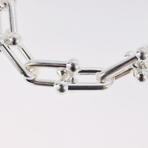TIFFANY&Co. Hardware Large Link Bracelet Ag925 Silver Auth 165380SM