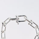TIFFANY&Co. Hardware Large Link Bracelet Ag925 Silver Auth 165380SM-6