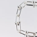 TIFFANY&Co. Hardware Large Link Bracelet Ag925 Silver Auth 165380SM-9