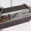 LOUIS VUITTON Chain Shoulder Bag metal Red LV Auth 165383SAM-19