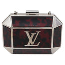 LOUIS VUITTON Chain Shoulder Bag metal Red LV Auth 165383SAM-13