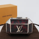 LOUIS VUITTON Chain Shoulder Bag metal Red LV Auth 165383SAM-12
