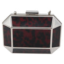 LOUIS VUITTON Chain Shoulder Bag metal Red LV Auth 165383SAM-2