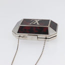 LOUIS VUITTON Chain Shoulder Bag metal Red LV Auth 165383SAM-6