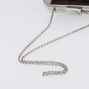LOUIS VUITTON Chain Shoulder Bag metal Red LV Auth 165383SAM-7