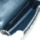 Christian Dior Trotter Canvas Saddle Oblique Waist bag Navy Gold Auth 165390V-17