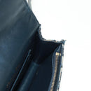 Christian Dior Trotter Canvas Saddle Oblique Waist bag Navy Gold Auth 165390V-18
