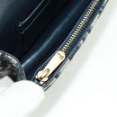 Christian Dior Trotter Canvas Saddle Oblique Waist bag Navy Gold Auth 165390V-20