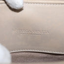 BOTTEGA VENETA INTRECCIATO Handtas Leer 2way Grijs Auth 165395-21