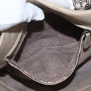 BOTTEGA VENETA INTRECCIATO Handtas Leer 2way Grijs Auth 165395-31