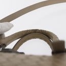 BOTTEGA VENETA INTRECCIATO Handtas Leer 2way Grijs Auth 165395-9