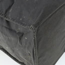 HERMES Her Line TGM Hand Bag Canvas Gray Silver Auth 165402-13