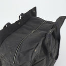 HERMES Her Line TGM Hand Bag Canvas Gray Silver Auth 165402-6