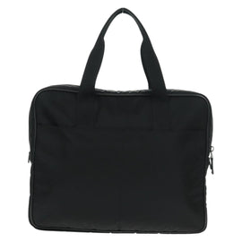 PRADA PC Case Hand Bag Nylon Black Silver Auth 165403V - 0