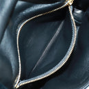 LOEWE Chain Goya Shoulder Bag Velor Black Gold Auth 165404M-23