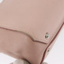Miu Miu Hand Bag Leather 2way Pink Silver Auth 165405-10