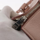 Miu Miu Hand Bag Leather 2way Pink Silver Auth 165405-19