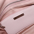 Miu Miu Hand Bag Leather 2way Pink Silver Auth 165405-20
