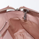 Miu Miu Hand Bag Leather 2way Pink Silver Auth 165405-21