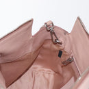 Miu Miu Hand Bag Leather 2way Pink Silver Auth 165405-22