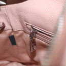 Miu Miu Hand Bag Leather 2way Pink Silver Auth 165405-23