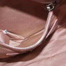 Miu Miu Hand Bag Leather 2way Pink Silver Auth 165405-24