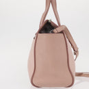 Miu Miu Hand Bag Leather 2way Pink Silver Auth 165405-4