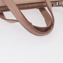 Miu Miu Hand Bag Leather 2way Pink Silver Auth 165405-7