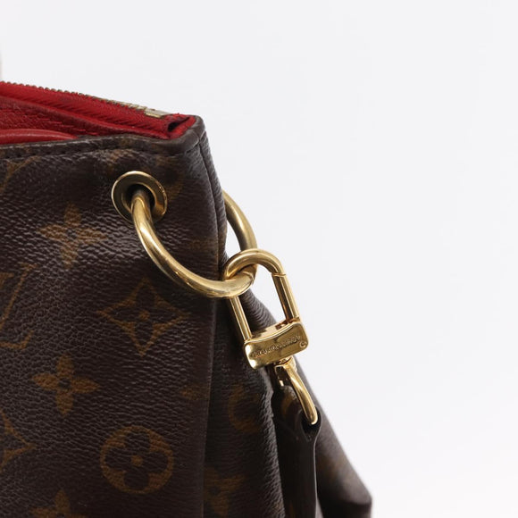 LOUIS VUITTON Monogram Pallas Hand Bag 2way M41633 LV Auth 165406A