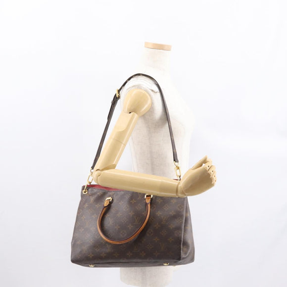 LOUIS VUITTON Monogram Pallas Hand Bag 2way M41633 LV Auth 165406A