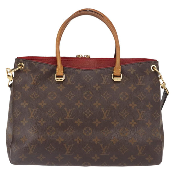 LOUIS VUITTON Monogram Pallas Hand Bag 2way M41633 LV Auth 165406A